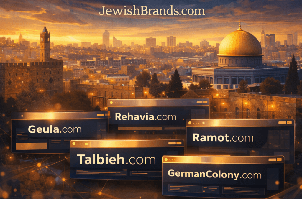 Spotlight: Jerusalem Neighborhood Domains — Own the Digital Map of the Holy City