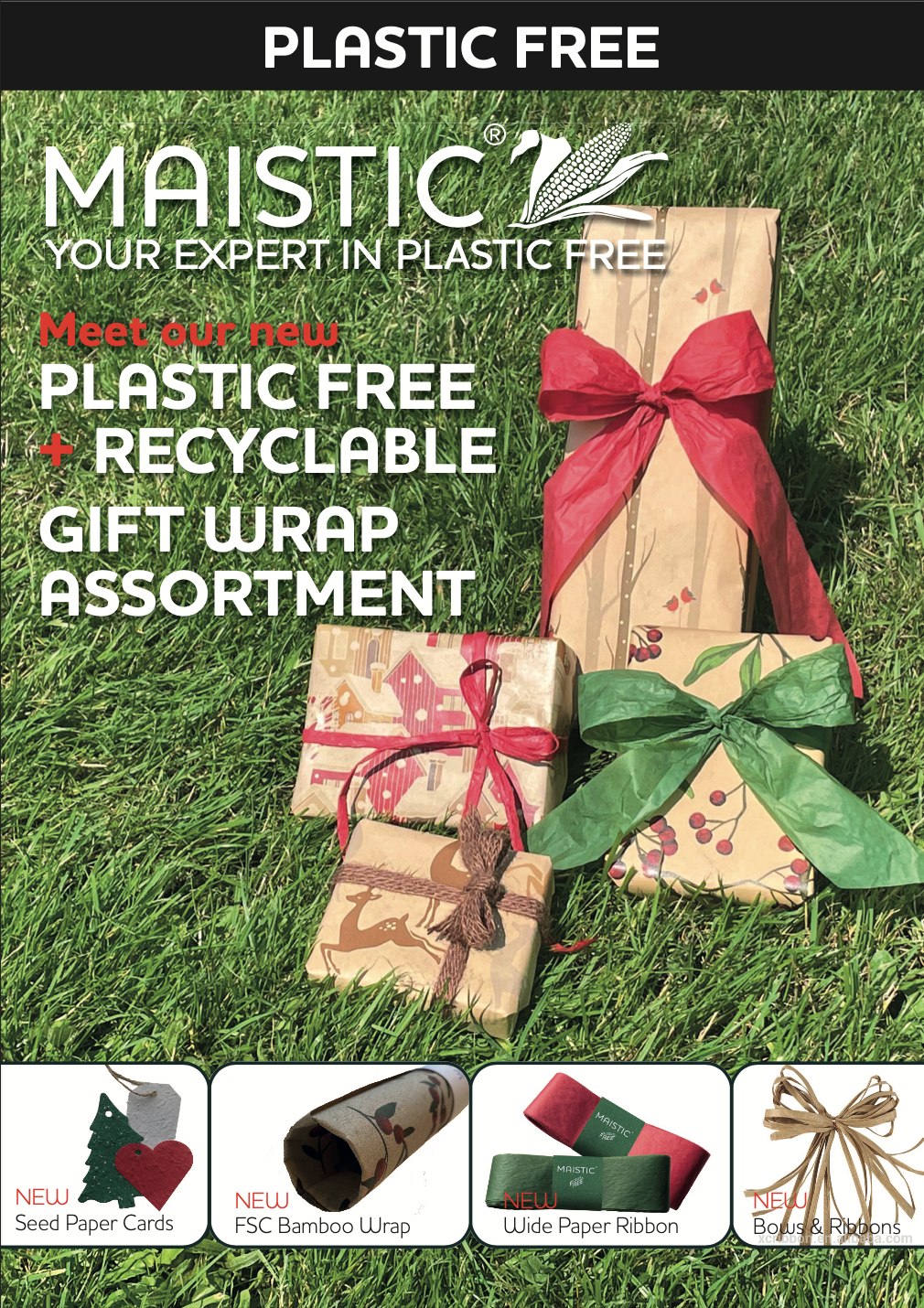 NEW The Plastic Free Gift Wrap Assortment